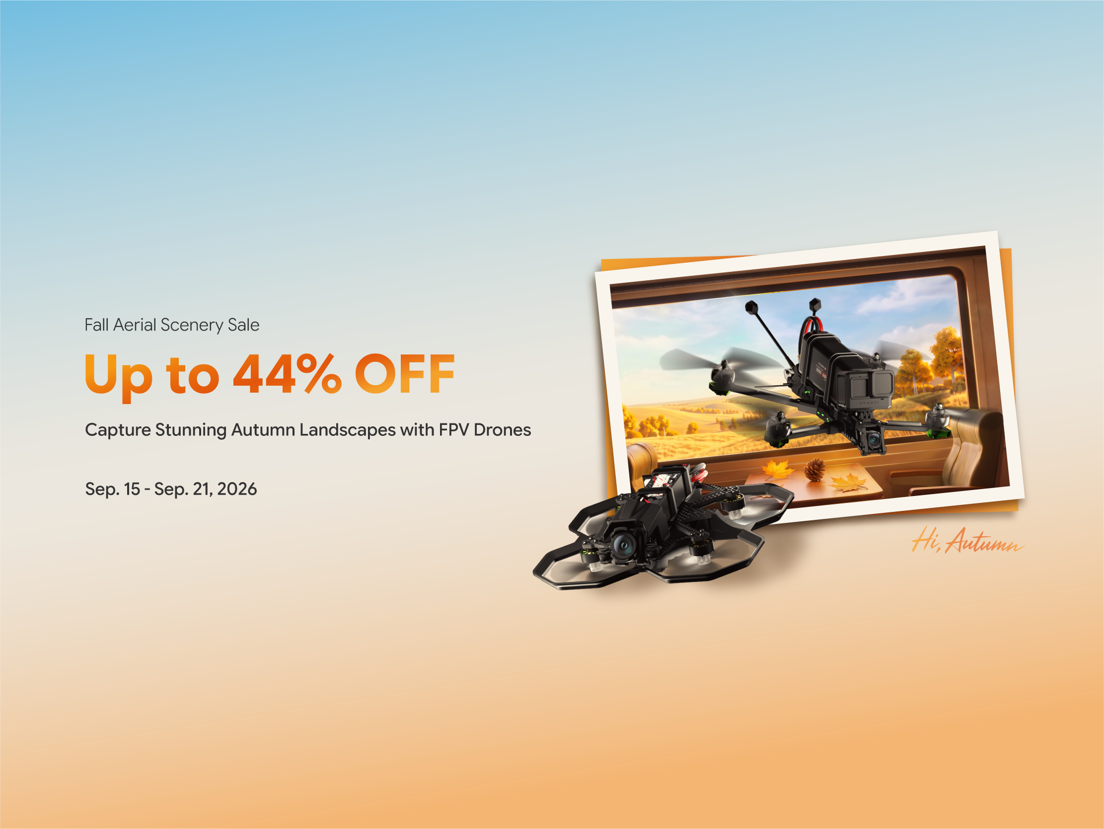 Fall Aerial Scenery Sale: Grab Big Savings For Autumn FPV Flying