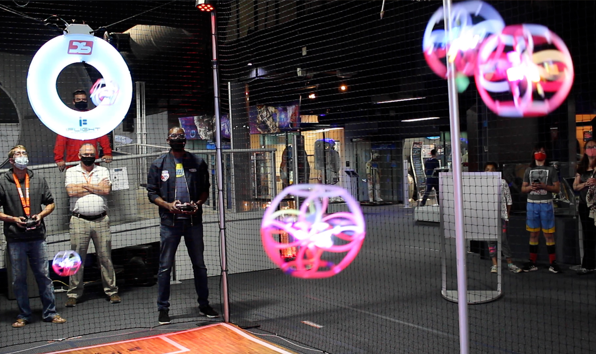 SPACE FOUNDATION GIVING VISITORS A CHANCE TO PLAY QUIDDITCH WITH DRONES