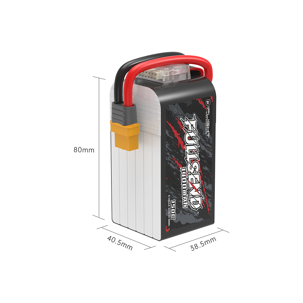 Fullsend 6S 1400mAh 150C Battery - XT60